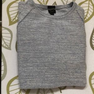 J.crew light blue cotton sweater